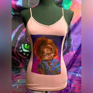 🖤Custom-made Chucky tank top